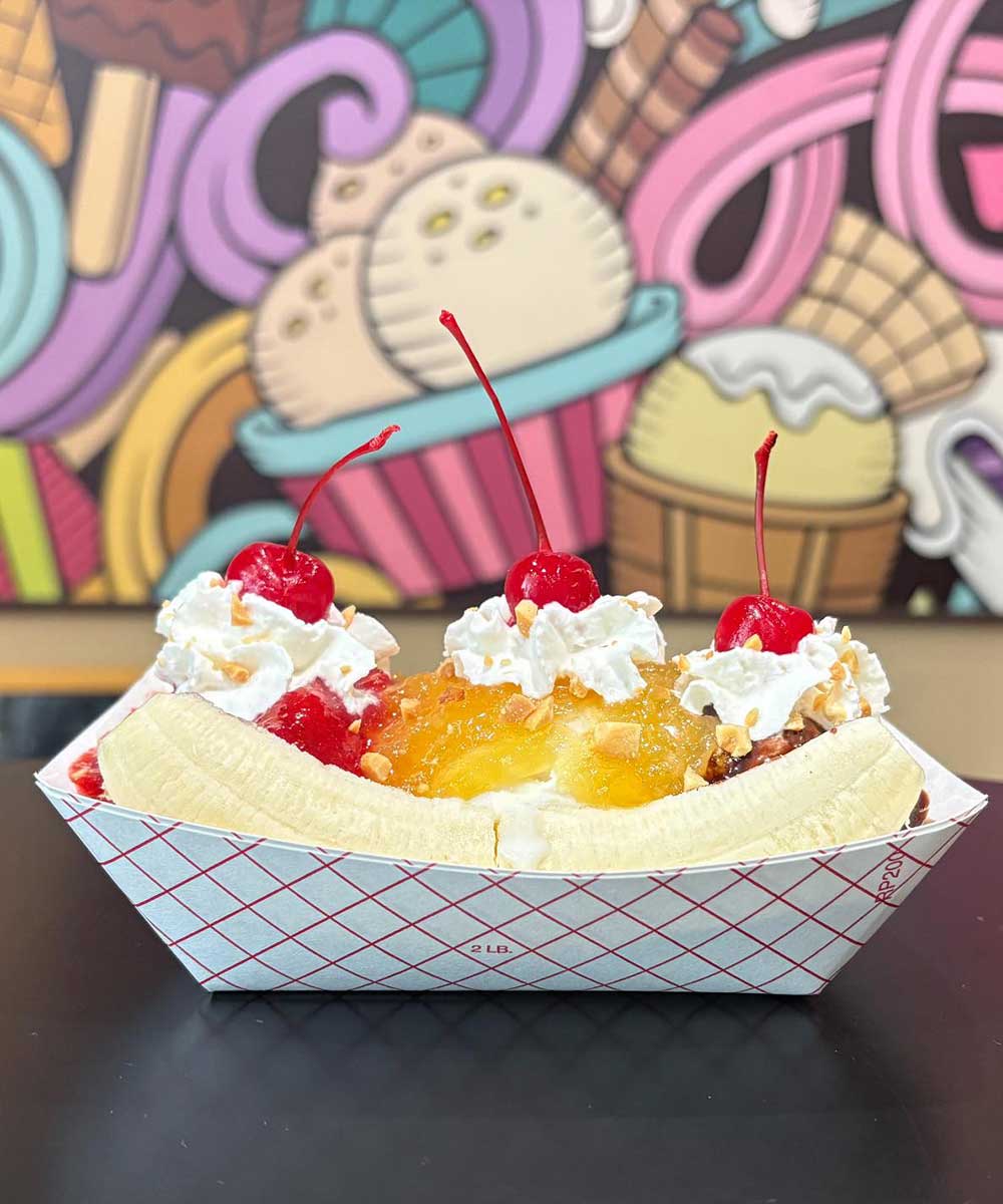 Miniature Banana Split