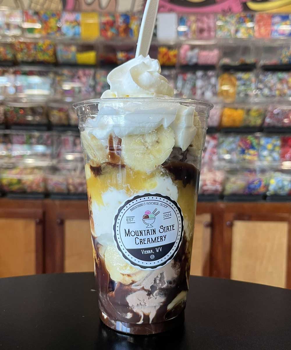 Banana Split in a Cup